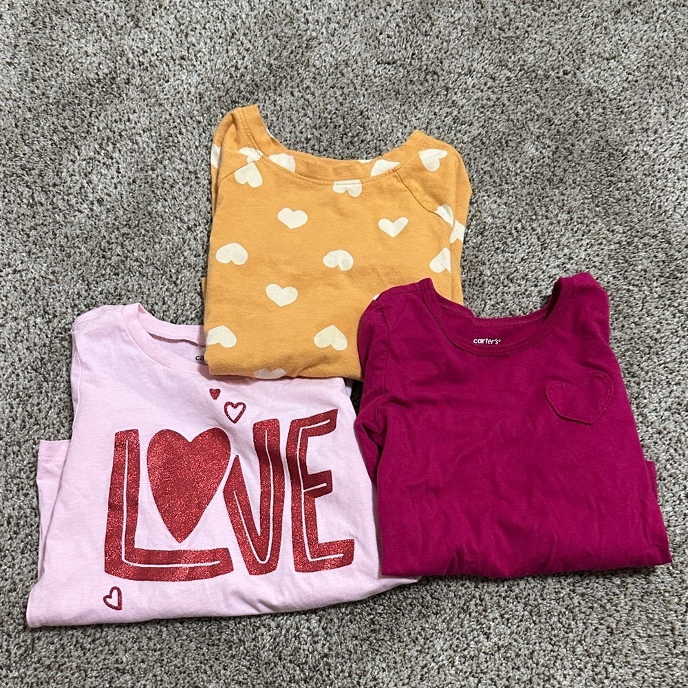 Heart and Love Themed Toddler Shirts